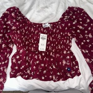 Crop Babydoll Top